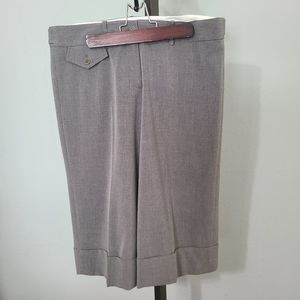 BCBGMAXAZRIA Gray Bermuda Dressy Shorts NWT Size‎ 8